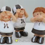 Комплект керамични фигури