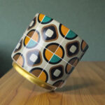 Керамична кашпа RETRO GEOMETRIC