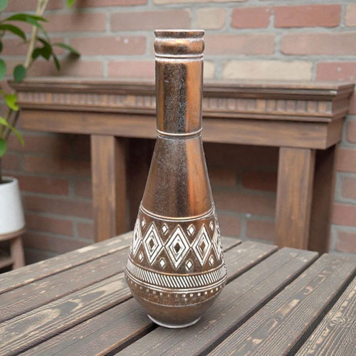 Цинкова висока ваза